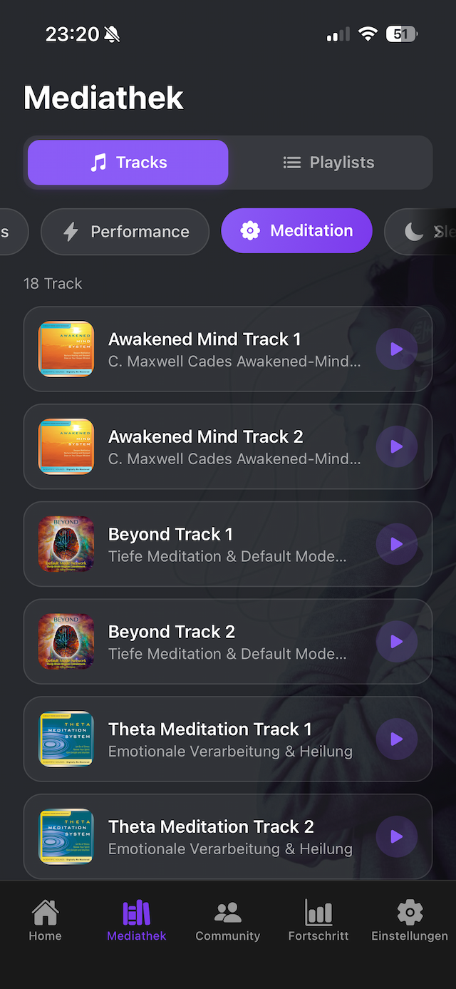Meditation - Dark Mode