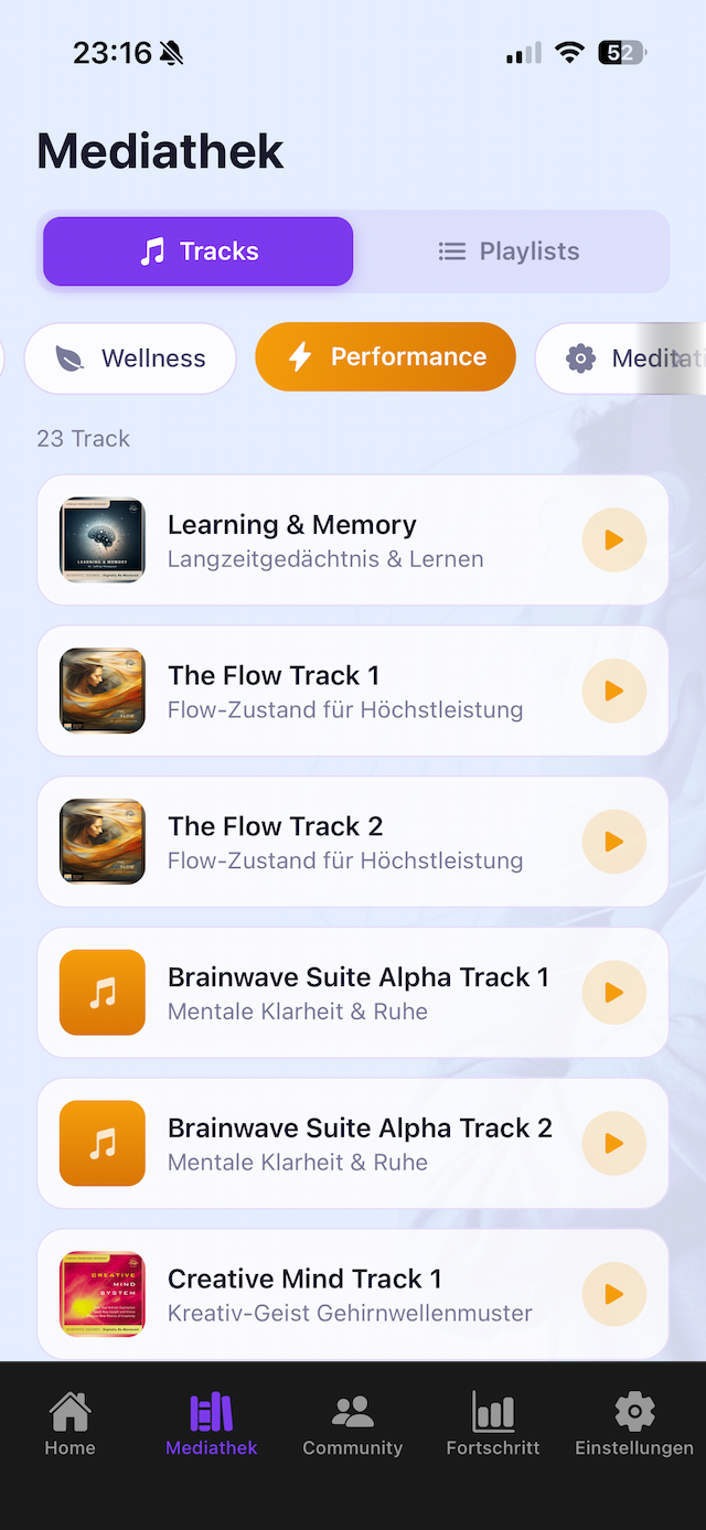 Performance - Light Mode