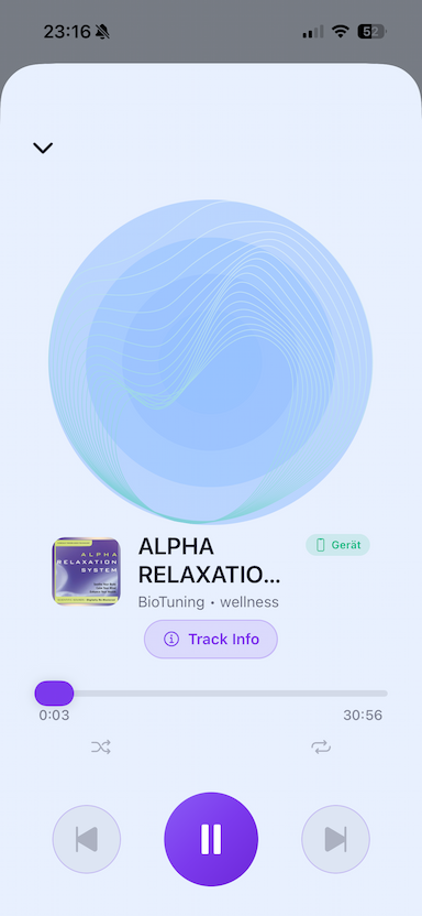 Bio-Tuning Android App - Player